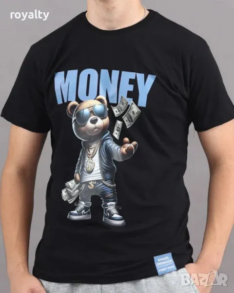 Mъжка тениска Oversize Money, снимка 1