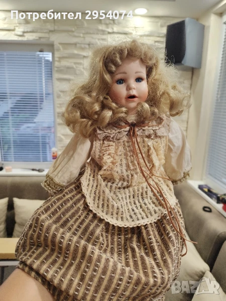 порцеланова кукла 35лв , снимка 1
