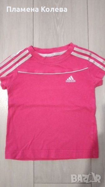Блуза с къс ръкав Адидас 98/104см, снимка 1
