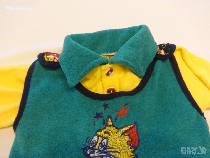Разпродажба Нов бебешки гащеризон с блузка, снимка 1