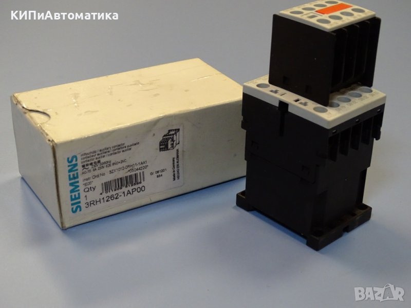 контактор Siemens 3RH1262-1APOO contactor auxiliar 220V, снимка 1