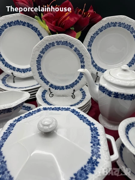 Rosenthal Maria сервиз за хранене и кафе за 6 човека Отлично състояние, снимка 1