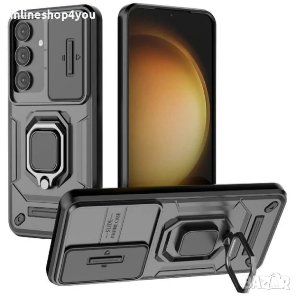 Удароустойчив Кейс RingCase с Капак за Samsung Galaxy A36 / A56 с капак, снимка 1