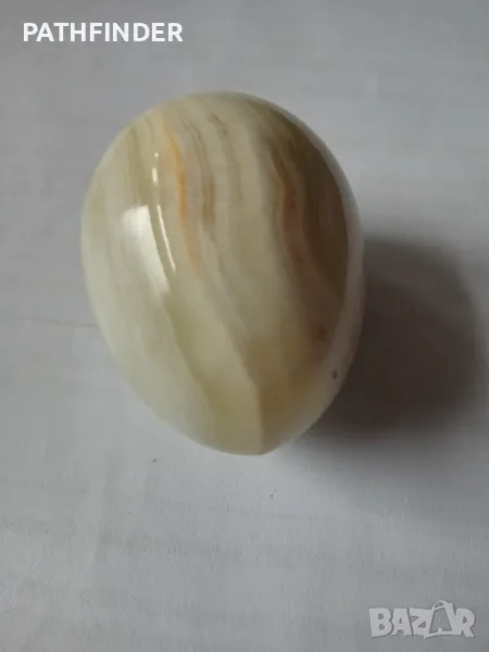 Яйце от естествен камък оникс, снимка 1