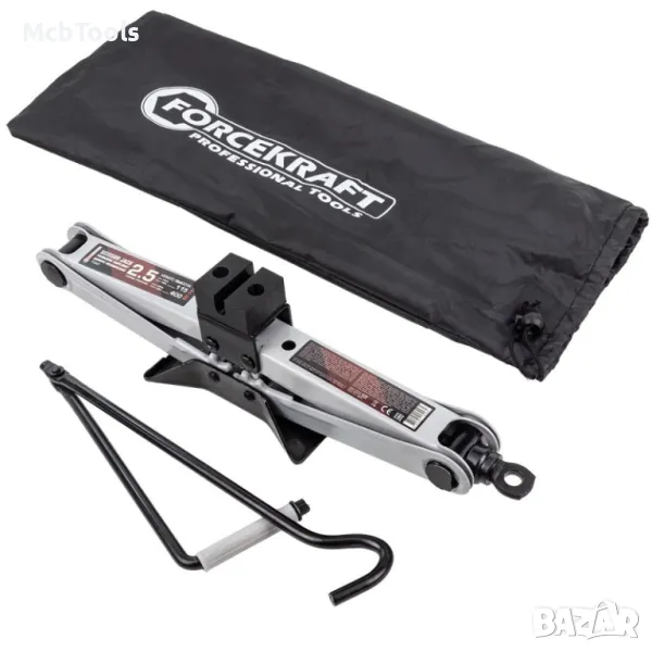 Механичен крик тип жаба 2.5 тона, 115-400 мм, FORCEKRAFT, снимка 1