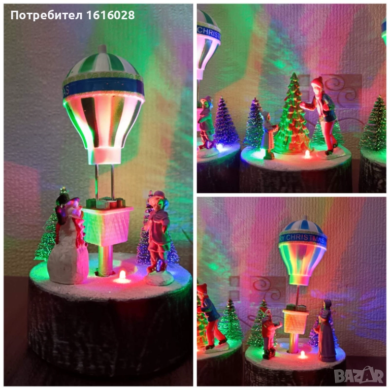 Коледни LED фигури за изграждане на селца и градчета., снимка 1