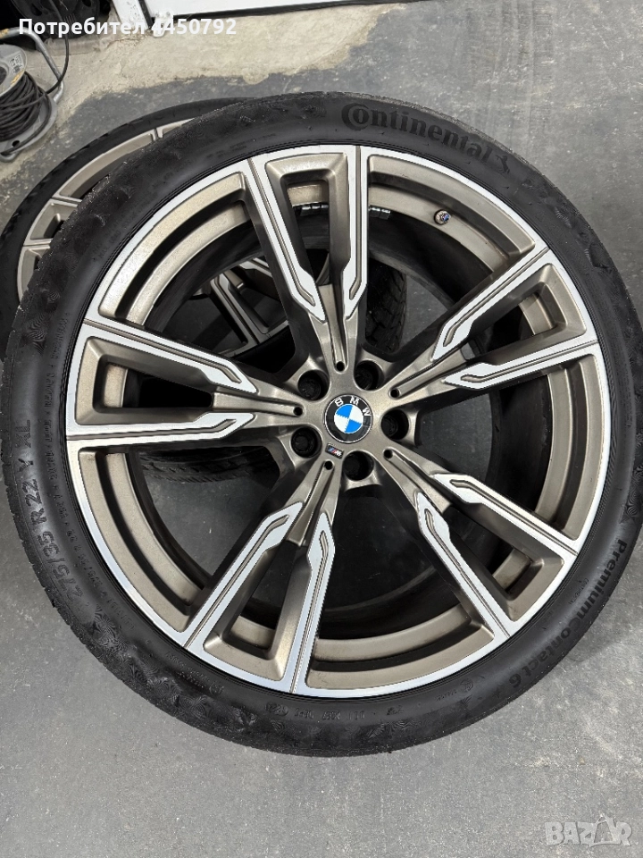 Джанти с гуми за bmw x5 m go5 22, снимка 1