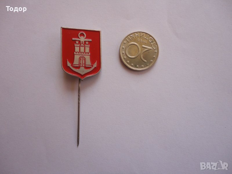 Немски моряшки знак значка котва , снимка 1