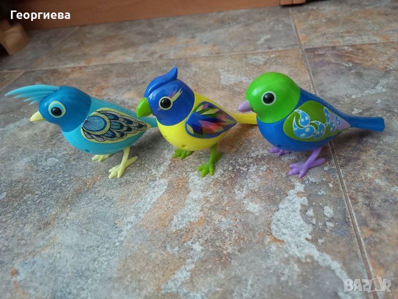 Три дигитални пеещи птички, снимка 1
