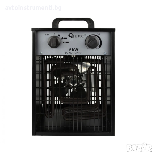 Калорифер електрически с термостат, трифазен 5 kW - 02408G, снимка 1