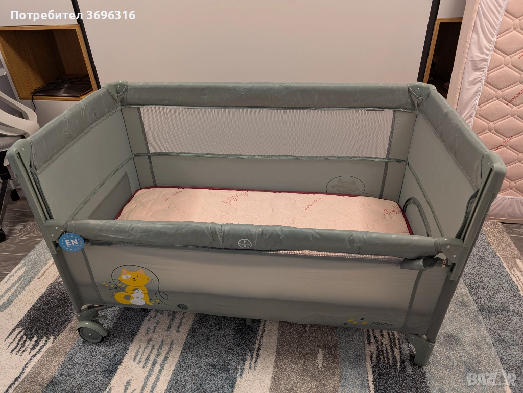 КАТО НОВА: Chipolino кошара на 2 нива с падаща страница Релакс, снимка 1