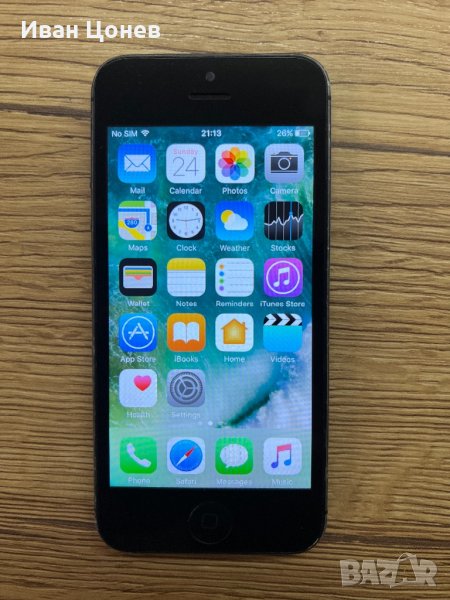 iPhone 5, 64 Gb, Black, снимка 1