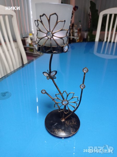 метален свещник 5401, снимка 1