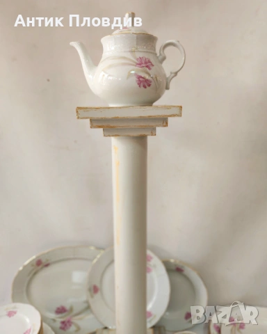 Старинен сервиз за хранене и чай, Thun, Carlsbad, Чехословакия, снимка 5 - Сервизи - 47149333