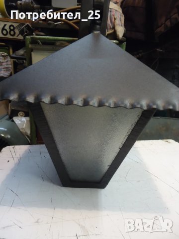 Ретро лампа - ковано желязо, снимка 3 - Лампи за стена - 50814885