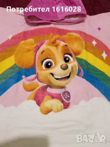 Нови хавлиени кърпи Пончо на PAW PATROL., снимка 6 - Хавлии и халати - 49565326