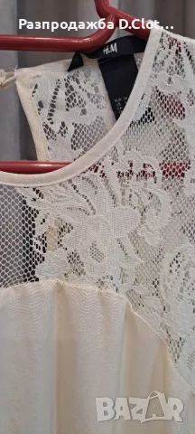 Бяла рокля с дантела , снимка 15 - Рокли - 46668430