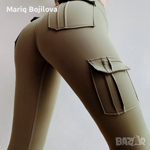 Оформящ дамски панталон с 4 джоба – Висока талия, стегната кройка и максимален комфорт, снимка 3 - Панталони - 52809299