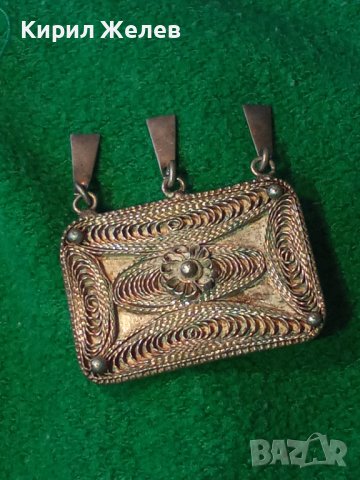 СТАРА СРЕБЪРНА ФИЛИГРАННА БРОШКА за КОЛЕКЦИЯ 8693, снимка 6 - Антикварни и старинни предмети - 30331196