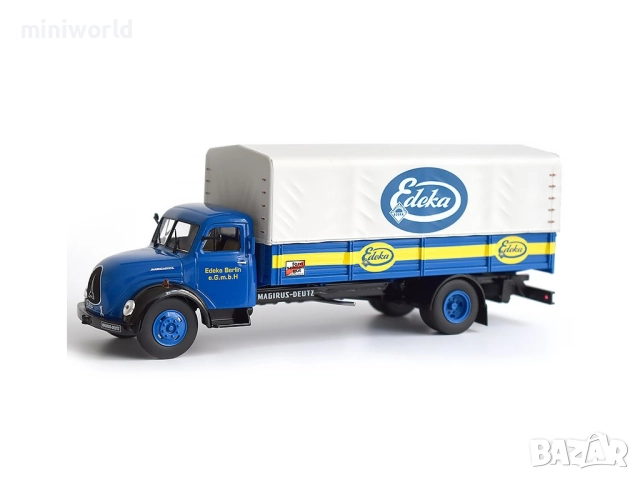 Magirus Deutz S6500 Truck Edeka Telonato 1956 - мащаб 1:43 на DeAgostini моделът е нов в кутия