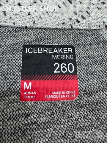 Дамска блуза ICEBREAKER 250 VERTEX 100% мерино вълна. Размер М, снимка 7 - Блузи с дълъг ръкав и пуловери - 52676647