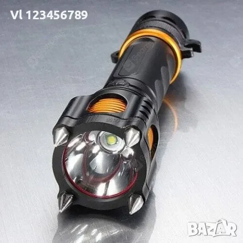 Мощен фенер T6 със сирена POLICE 100000W - 1000 лумена, снимка 2 - Къмпинг осветление - 50749186