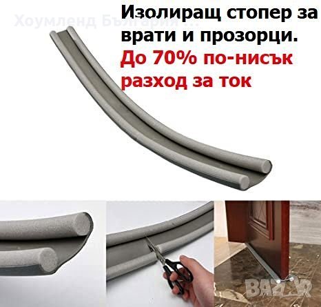 Изолиращ стопер за врати и прозорци - 78 см, снимка 4 - Други стоки за дома - 42595067