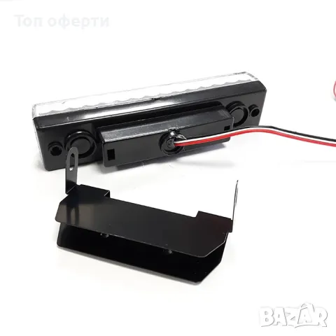 Диодна светлина 2048 - Бяло стъкло 140x30mm, снимка 2 - Аксесоари и консумативи - 49358281