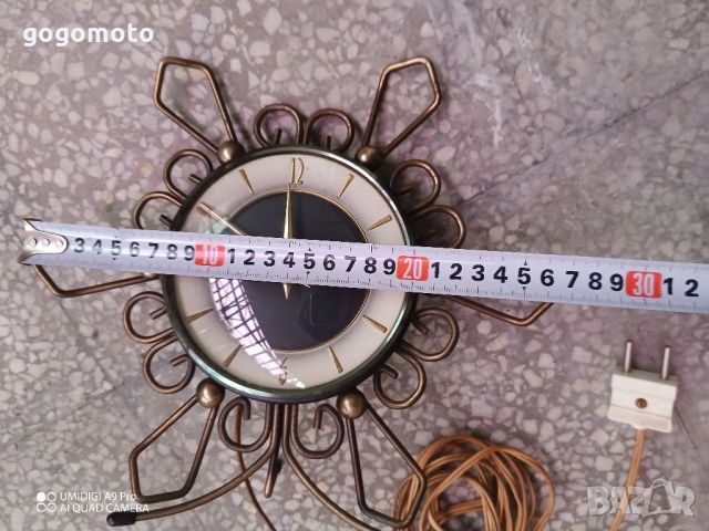 Limited Editions, рядък холандски Стар винтидж античен стенен часовник на 220 волта, снимка 11 - Антикварни и старинни предмети - 36077823