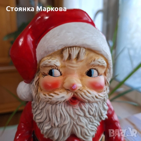 Керамична касичка-Дядо Коледа, снимка 2 - Декорация за дома - 52389725