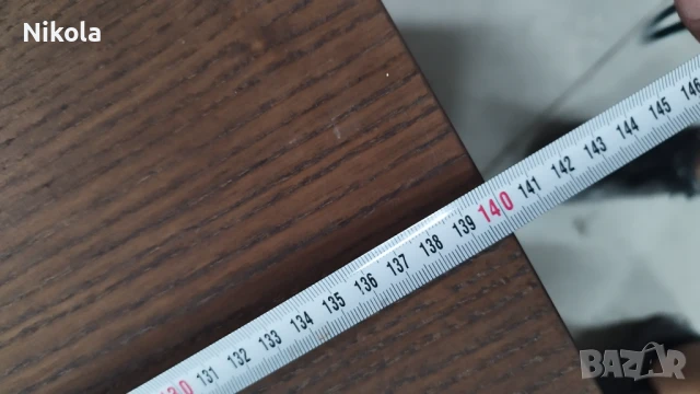 Бюро за офиса или за вкъщи 140/65/73см цвят кафяв - махагон с вградено шкафче, снимка 14 - Бюра - 51230366