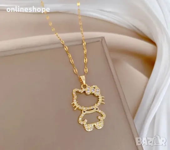 Колие Hello Kitty + Кутия и торбичка , снимка 7 - Колиета, медальони, синджири - 49193895