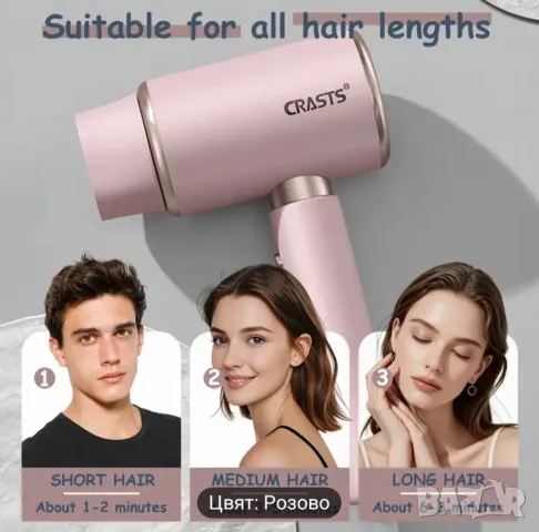 Сешоар с йонна технология. Нов , снимка 3 - Сешоари - 48924094