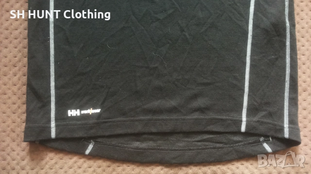 HELLY HANSEN 75027 57% Merino Wool Twermo Work Wear размер M / L работна термо блуза W4-717, снимка 5 - Блузи - 52886505