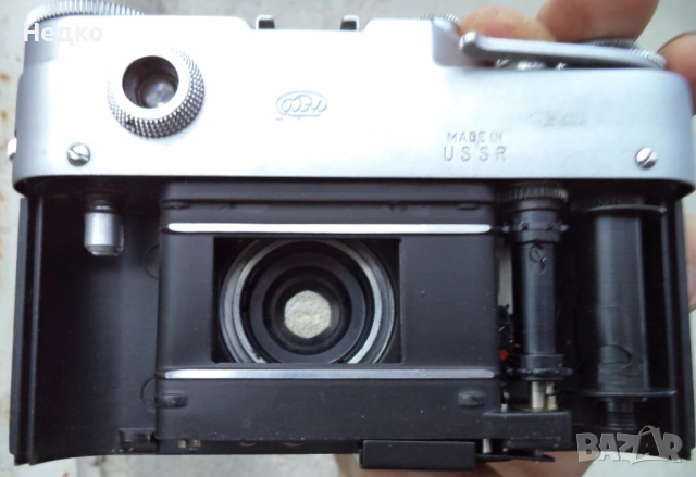 Ретро механичен лентов фотоапарат ФЕД-4, снимка 10 - Антикварни и старинни предмети - 53671541