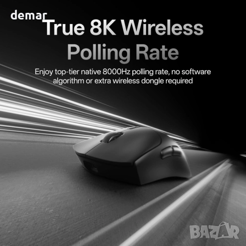 Безжична геймърска мишка Rapoo VT7 MAX, Nordic nRF54L15 MCU, снимка 2 - Клавиатури и мишки - 52706852