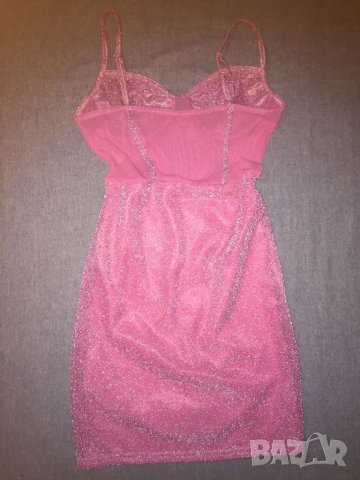 Розова рокля бляскава ХИТ BARBIE , снимка 8 - Рокли - 37954164