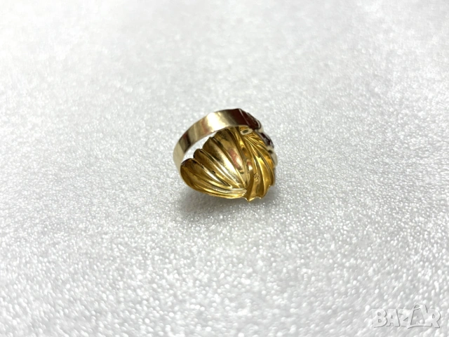 Дамски Златен Пръстен-2,44 грама, 14К (проба 585), снимка 7 - Пръстени - 53642221