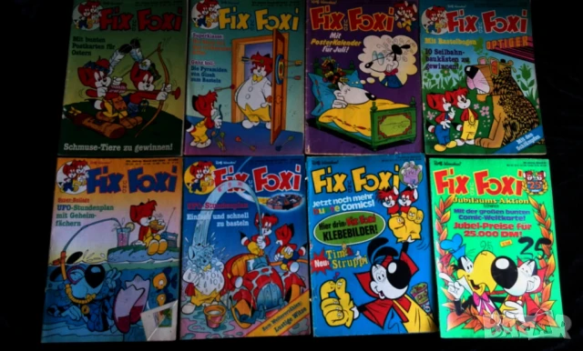 Стари комикси на немски и френски език, снимка 5 - Колекции - 51359697