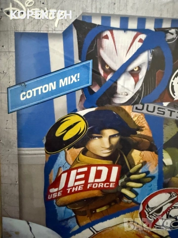 STAR WARS REBELS Комплект юрган + 1 калъфка за възглавници за единично легло, снимка 5 - Спални и легла - 53331705