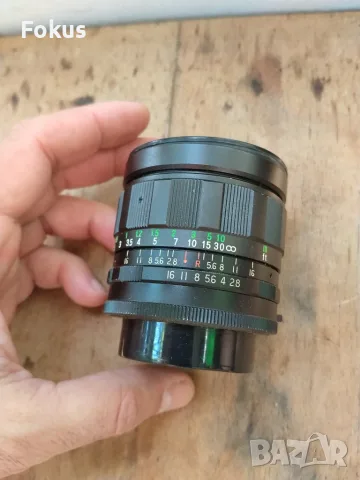 Обектив Auto Rikenon 28mm f/2.8, снимка 3 - Обективи и филтри - 55992820
