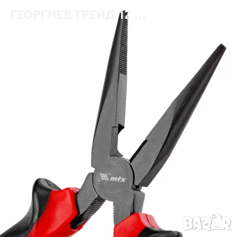 Клещи с удължени полукръгли прави челюсти 180 мм,двукомпонентни дръжки, снимка 5 - Клещи - 50167562