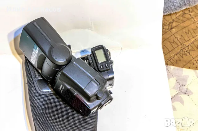 Продавам светкавица Canon 580 EX II с приемник TTL Радиосинхронизатор GODOX X1RC, снимка 5 - Светкавици, студийно осветление - 48927772