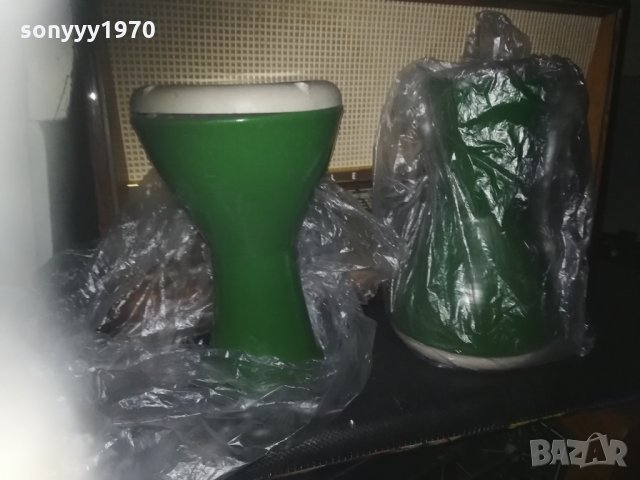 ЗЕЛЕНИ НОВИ ТАРАМБУКИ 26х17см 0410211846, снимка 3 - Ударни инструменти - 34348996