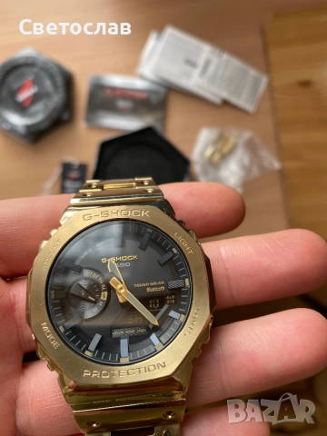 Часовник Casio G-Shock GM-B2100GD-9AER Gold Solar, снимка 7 - Мъжки - 52501026