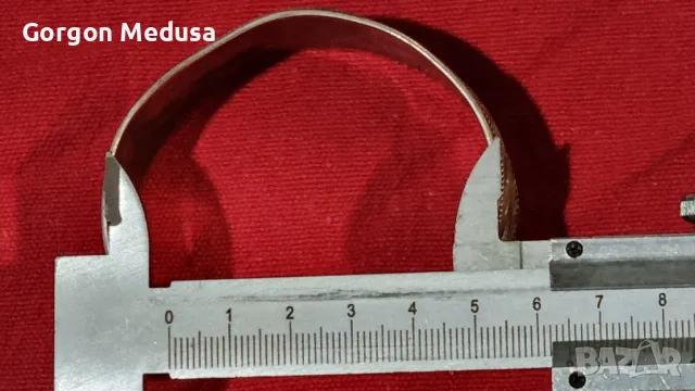 Vintage сребърна гривна , снимка 5 - Гривни - 49702452