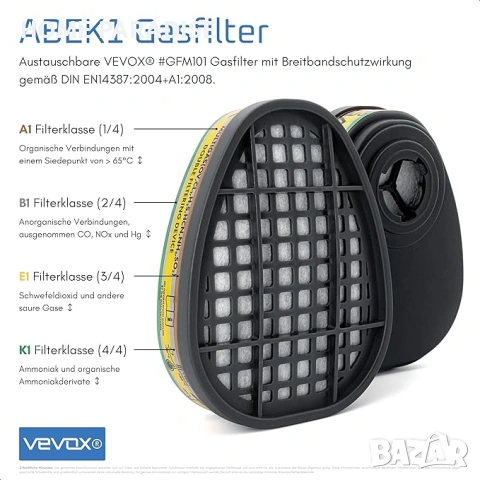 ПРЕДПАЗНА РЕСПИРАТОРНА МАСКА, снимка 5 - Други инструменти - 53794006