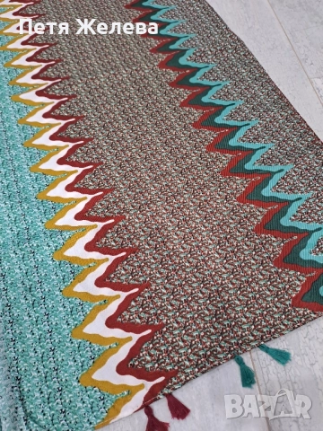 Плажно наметало с етно мутиви James lakeland, снимка 3 - Рокли - 51691572