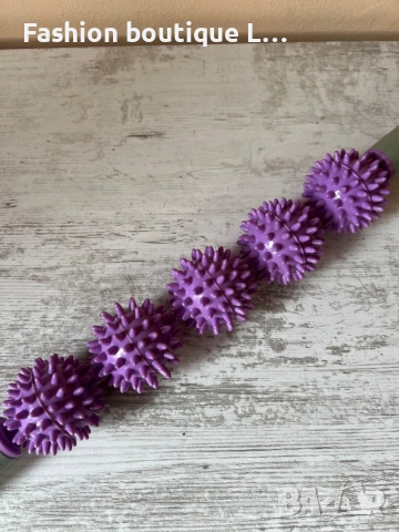 Масажор с въртящи се топчета с шипове в лилав цвят ❤️, снимка 3 - Масажори - 52400477