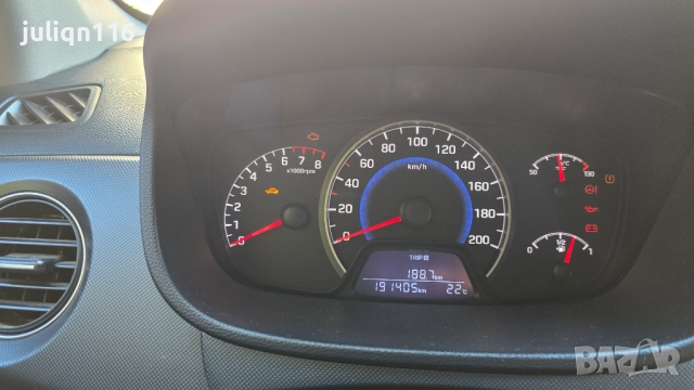 Hyundai i10 2016г Euro 6B, Промо цена 8000лв. икономична и евтина малка кола на Газ, снимка 16 - Автомобили и джипове - 51819459